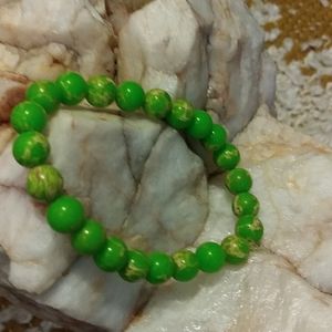 Green stone bracelet